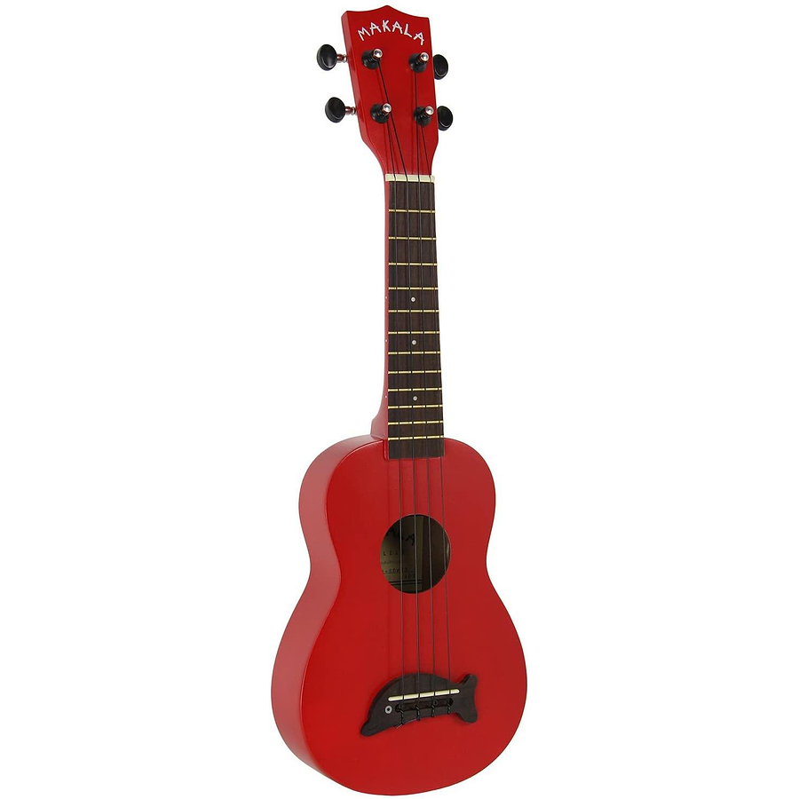 Ukelele Makala Soprano Rojo Dolphin