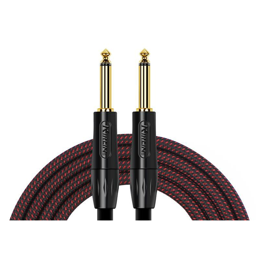 Cable de Instrumento Kirlin Estándar Mono Plug 1/4 6M Iwb-201Bfgt-6M