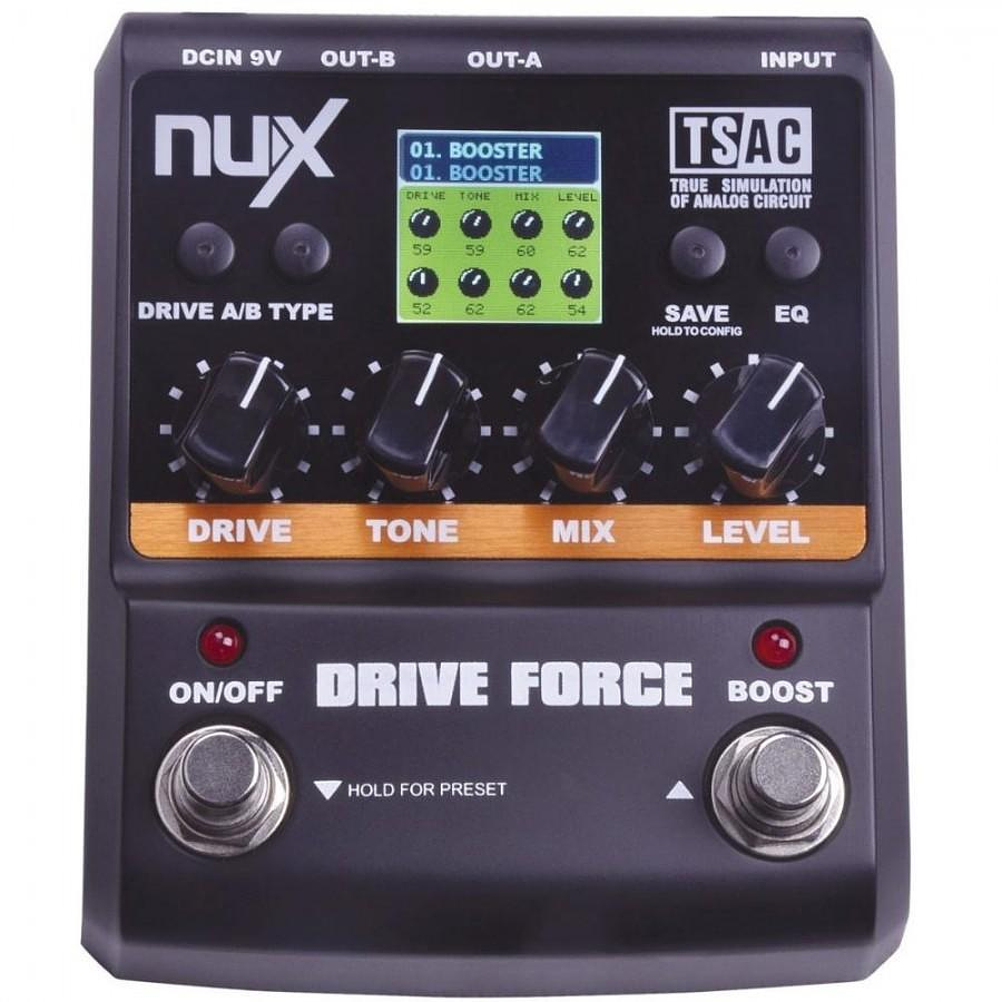 Pedal Stompbox Efecto Guitarra Drive Force NUX