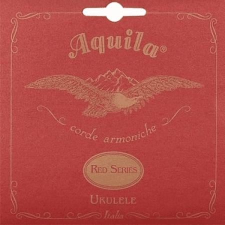 Set  Para Ukelele Soprano Aquila Red 83U