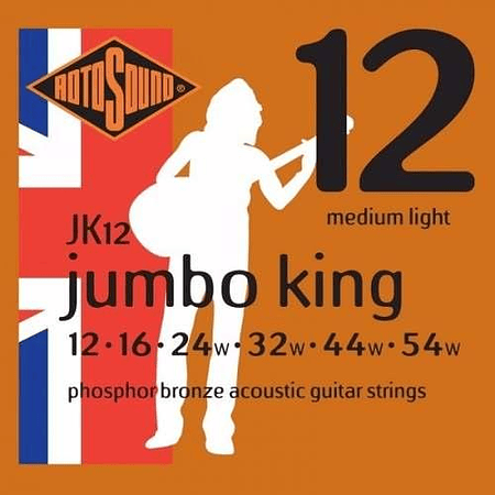  Set guitarra electroacústica JK12 (Jumbo King)