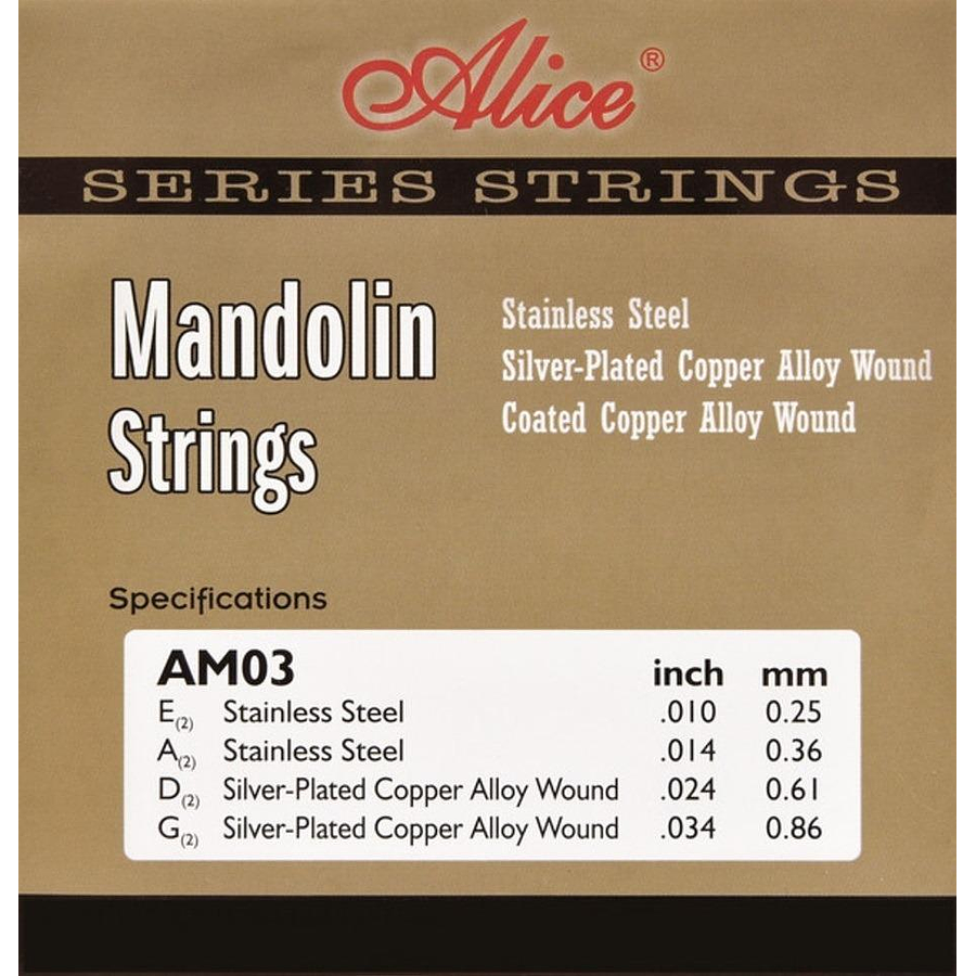 Set de cuerdas Alice Mandolina AM03