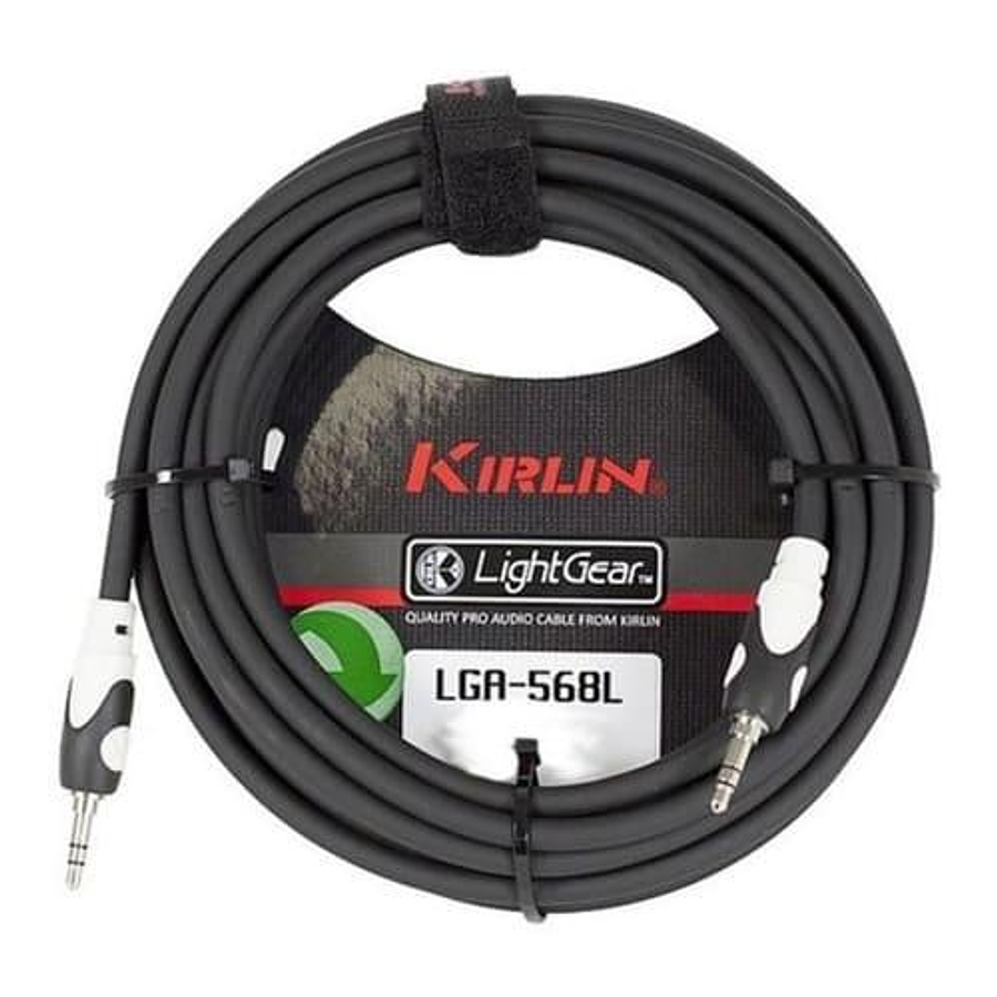 Cable Miniplug Kirlin 2Mts Lga-568L-2