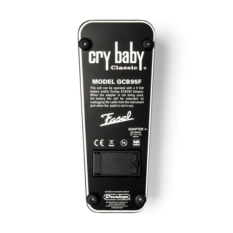 Pedalera Dunlop GCB95 Cry Baby WAH