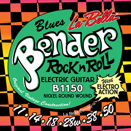 Set guitarra eléctrica La Bella Super Bender Hard 11-50 B1150