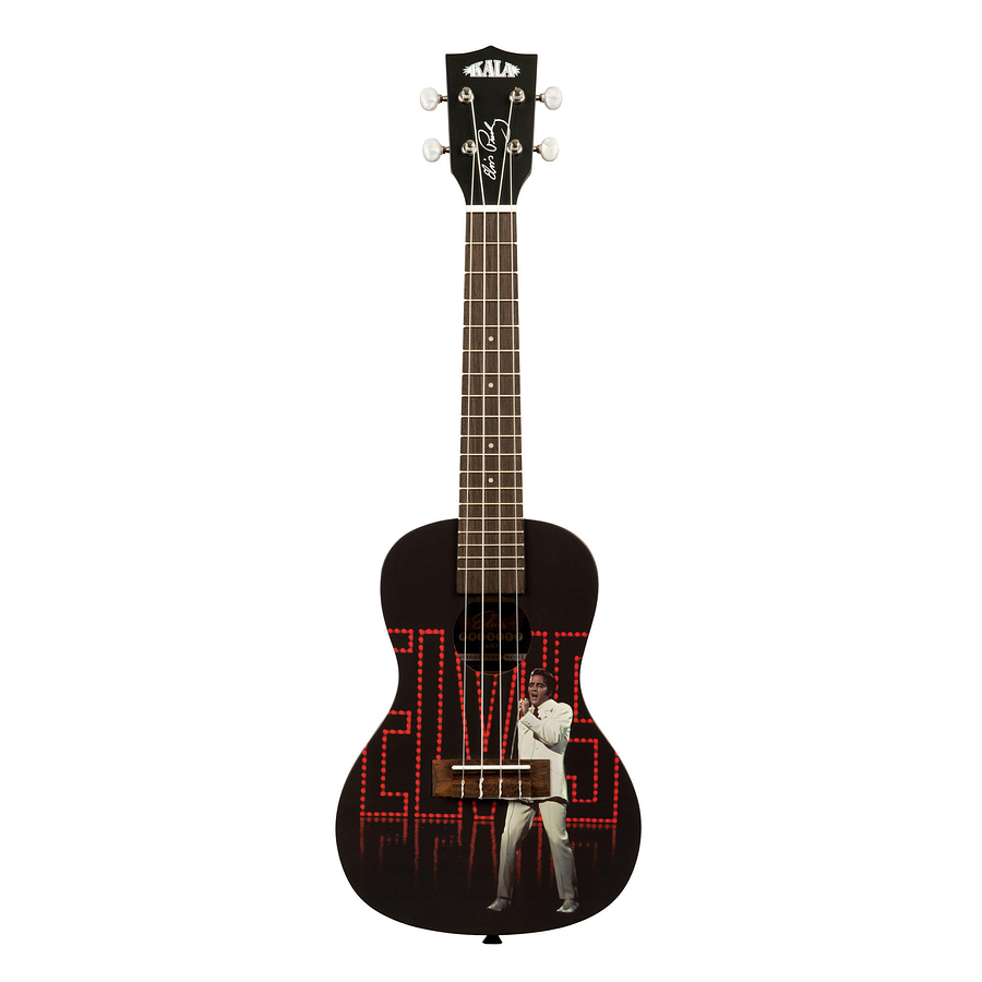 Ukelele Concierto Kala Elvis Viva Las Vegas Kala-Ltp-C-Elv