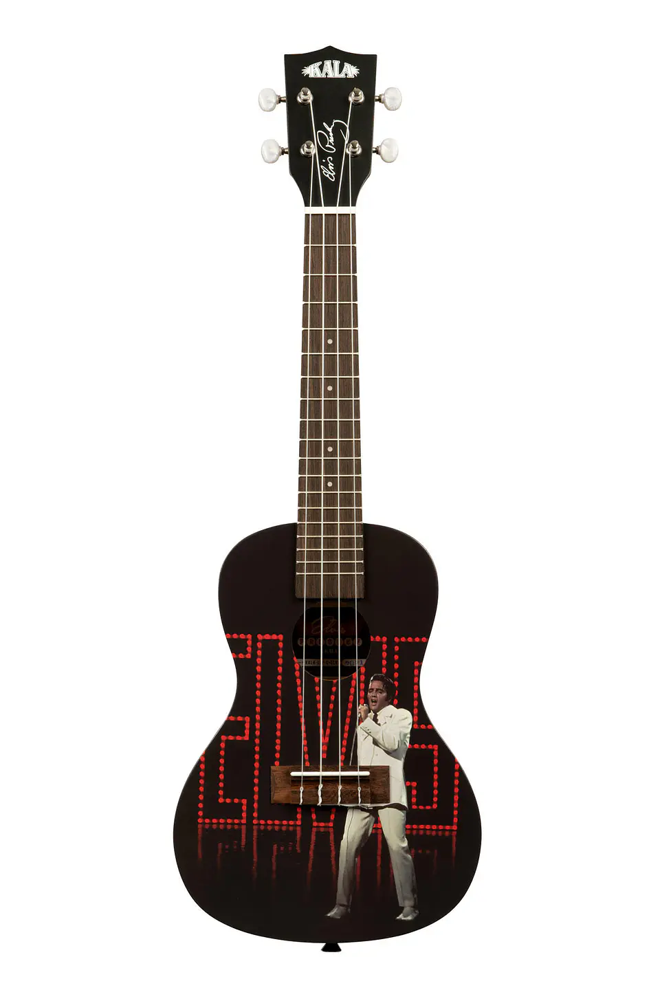Ukelele Concierto Kala Elvis Viva Las Vegas Kala-Ltp-C-Elv 2