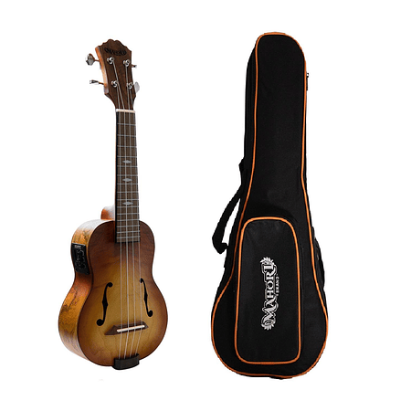 Ukelele Mahori Soprano Electroacústica + Funda MH-30EQ-S 