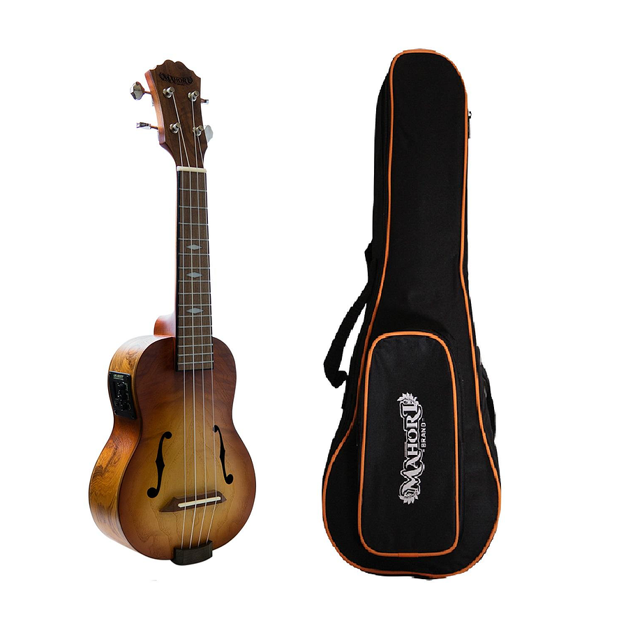 Ukelele Mahori Soprano Electroacústica + Funda MH-30EQ-S 