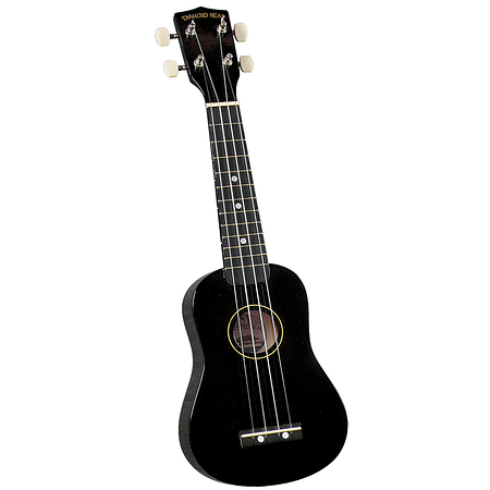 Ukelele Soprano Diamond Head Color Negro + Funda DU-100BK