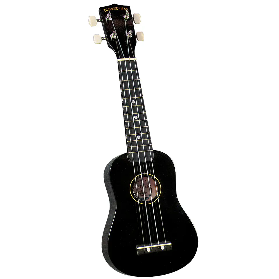Ukelele Soprano Diamond Head Color Negro + Funda DU-100BK 1