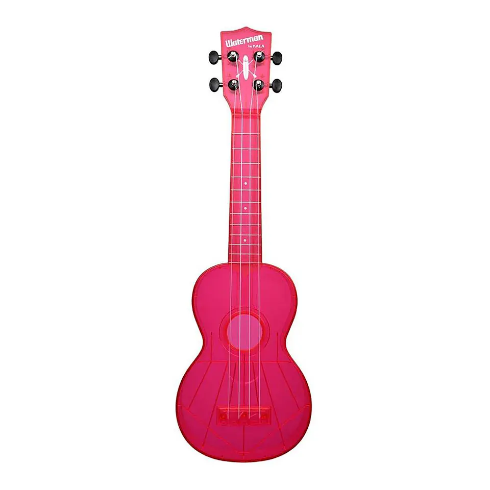 Ukelele Soprano Kala Waterman Fluorescent Pink KA-SWF-PK 1
