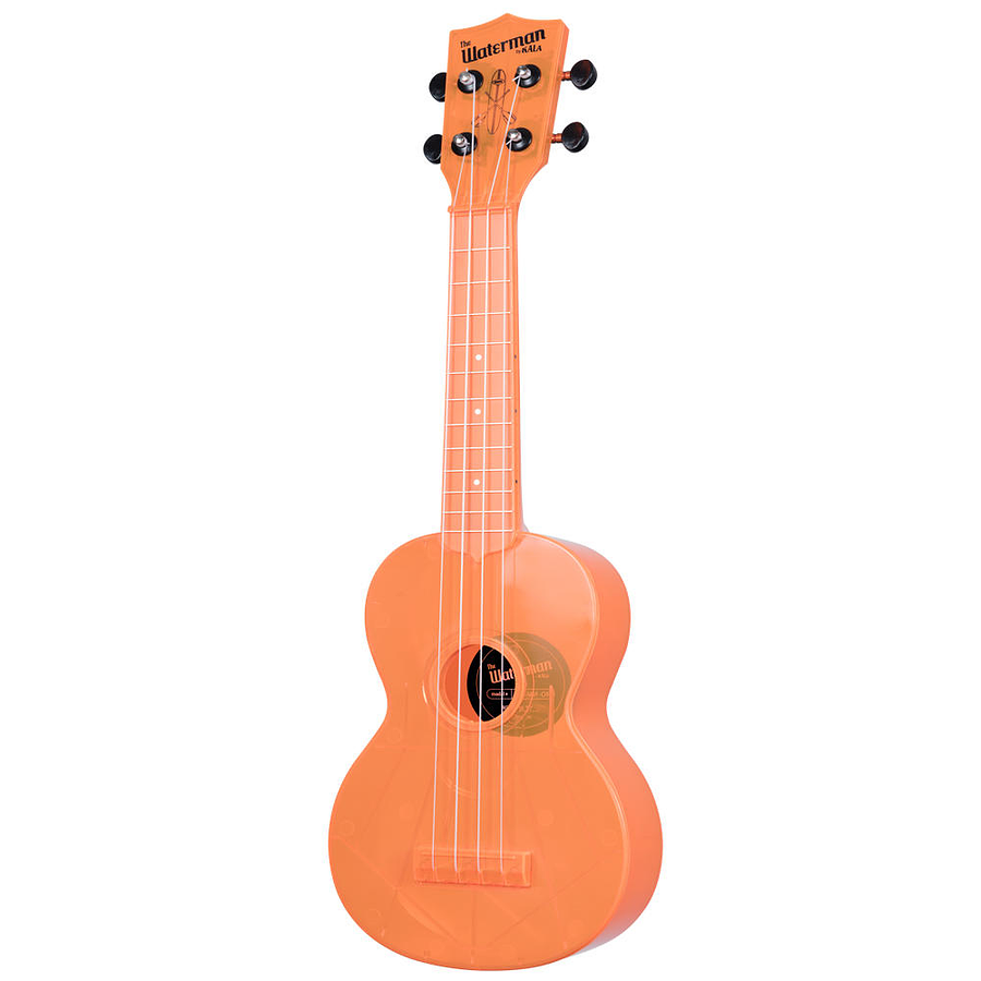 Ukelele Waterman Soprano Fluorescent Orange KA-SWF-OR