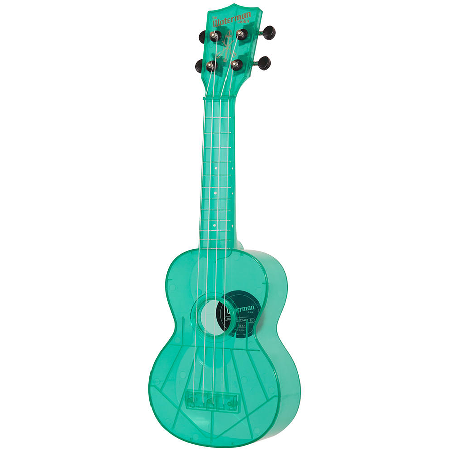 Ukelele Waterman Soprano Fluorescent Raspeberry KA-SWF-BL