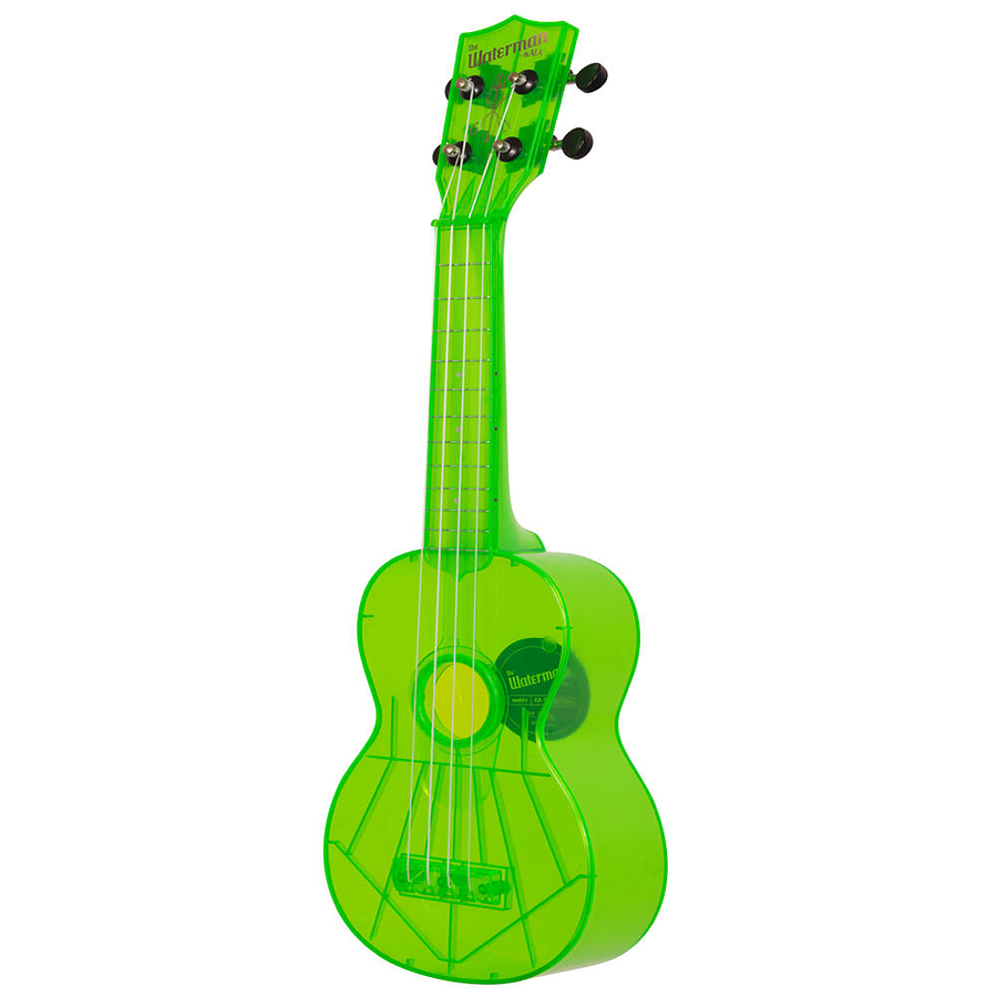 Ukelele Waterman Soprano Fluorescent Sour Apple KA-SWF-GN
