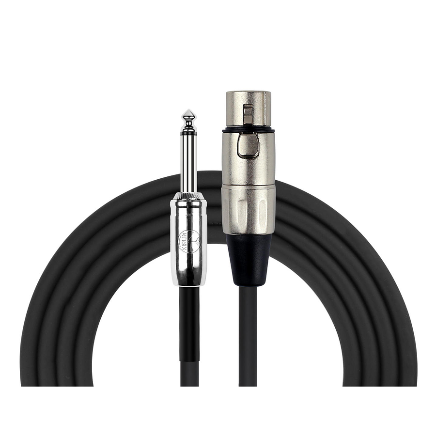 Pack 4 Cables Micrófono Xlr(hembra)-plug 6 Mts Envío Gratis