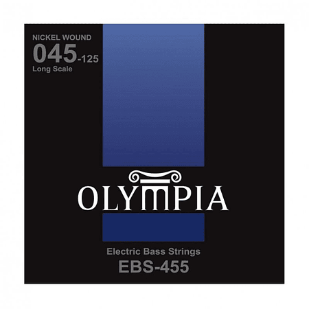 Pack 3 Set De Bajo 5 Cuerdas Olympia Ebs-455