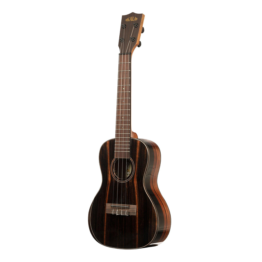 Ukelele Kala Premier Exotic ebony concierto Ka-px-eby-c