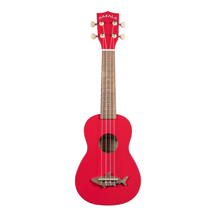 Ukelele Makala Shark soprano Red Mk-ss/red