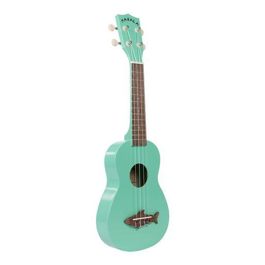 Ukelele Makala Shark Concert Surf Green Mk-cs/grn