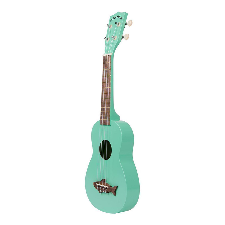 Ukelele Makala Shark Concert Surf Green Mk-cs/grn