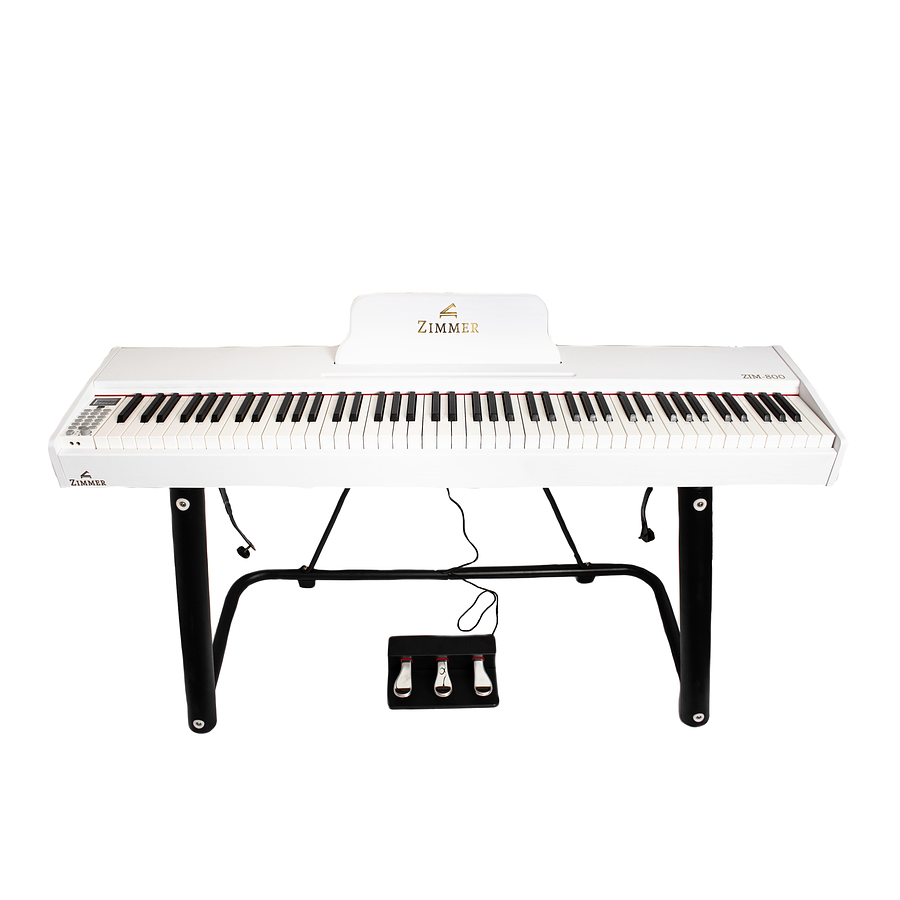 Piano Digital Portable Zimmer Blanco ZIM-800-WH