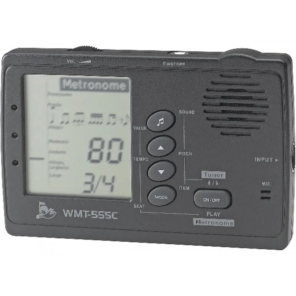 Afinador Metrónomo 555C Cherub 1