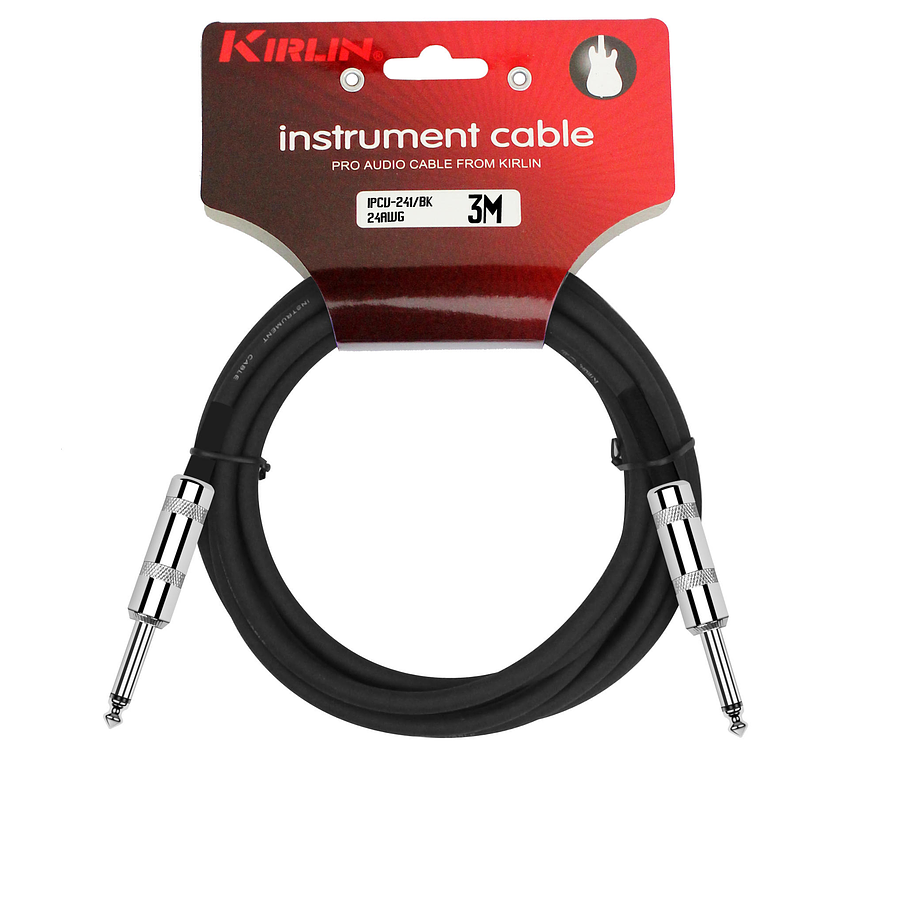Cable De Instrumento Plug Kirlin 3 Metros Ipcv-241-3