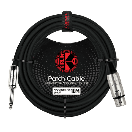 Cable Micrófono Kirlin Xlr (H)- Plug 10M Mpc-282Pn-10