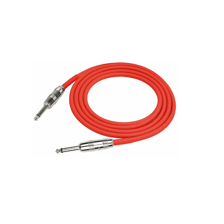 Cable Para Instrumento Rojo Plug Kirlin 3 Metros Ipcv-241-3
