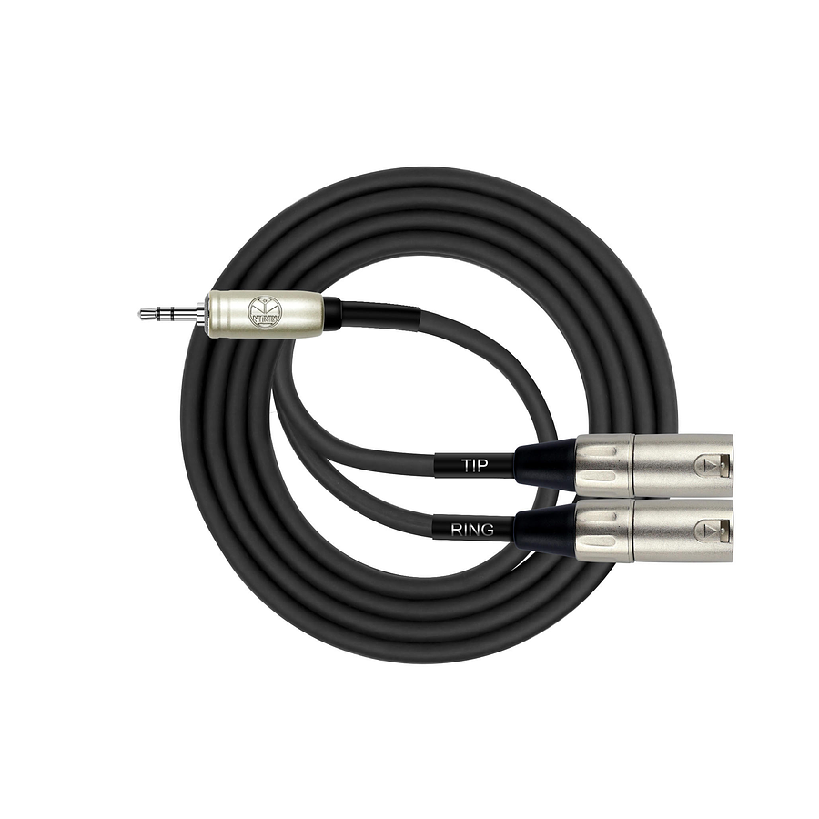 Cable Y Mini Plug-2Xlr Macho 3M Y-370Pr-3 Kirlin