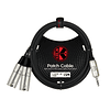 Cable Y Mini Plug-2Xlr Macho 3M Y-370Pr-3 Kirlin