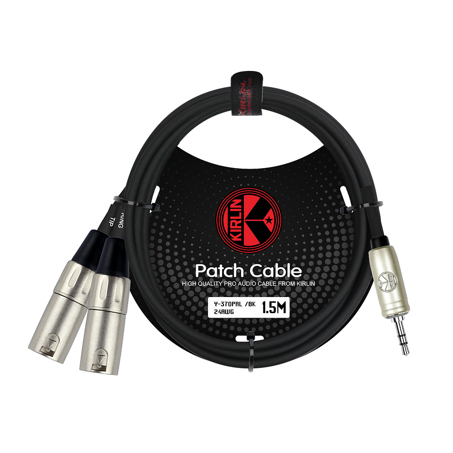 Cable Y Miniplug-2Xlr Macho 1.5M Y-370Pr-1.5