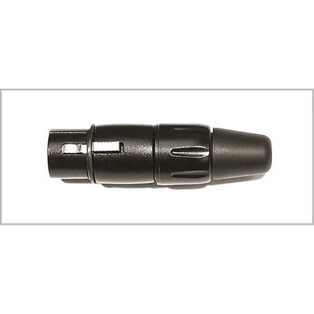 Conector Hembra Negro X-3216 (2 Unidades)