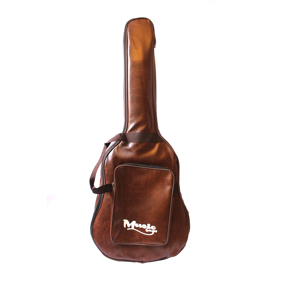 Funda Guitarra Clásica Cuero Music Bag 10mm MUB-125C