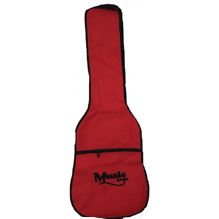 Funda Guitarra Eléctrica Polyester Rojo OB-18E