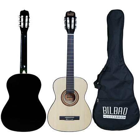 ﻿Guitarra Clásica 3/4 Bilbao BIL-34-NT + Funda