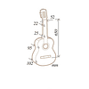 Guitarra Clásica Almansa CEDRO/ABETO 424C