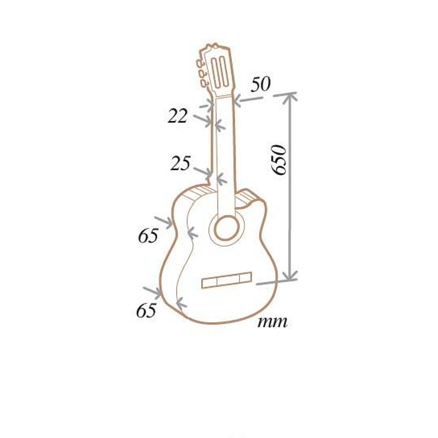 Guitarra Clásica Almansa EQ 435CT