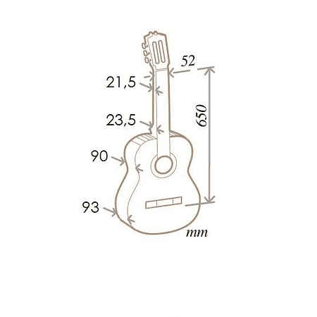 Guitarra Clásica Almansa Cedro/Abeto 401 - MusicChile