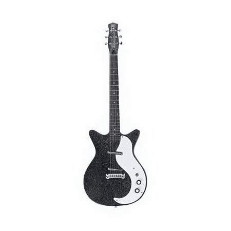 Guitarra Eléctrica Danelectro Black Metal Flake 59Mj Bkmf