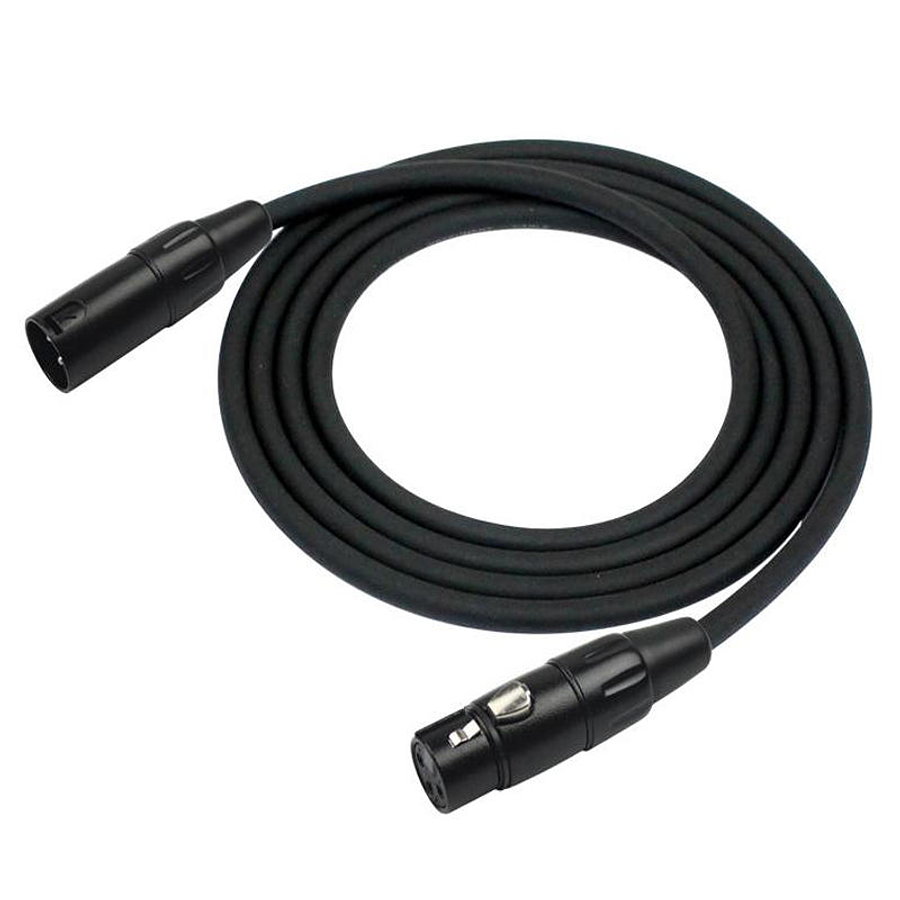 Cable Micrófono Negro Kirlin 3Mts Mpc-470Pb-3