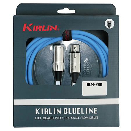 Cable Para Micrófono Kirlin Blueline Xlr 3M Blm-280