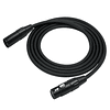 Cable Para Micrófono Kirlin Negro 10Mts Mpc-470Pb-10