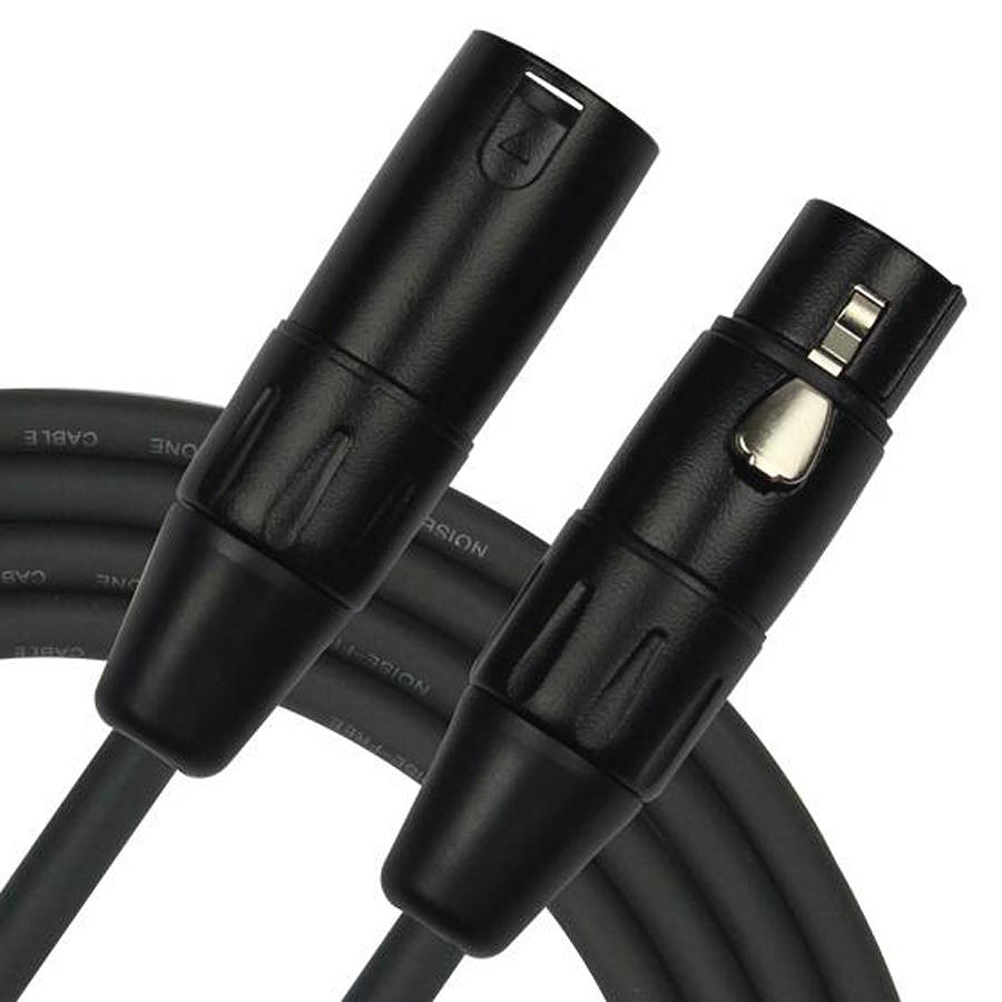 Cable Para Micrófono Kirlin Negro 10Mts Mpc-470Pb-10