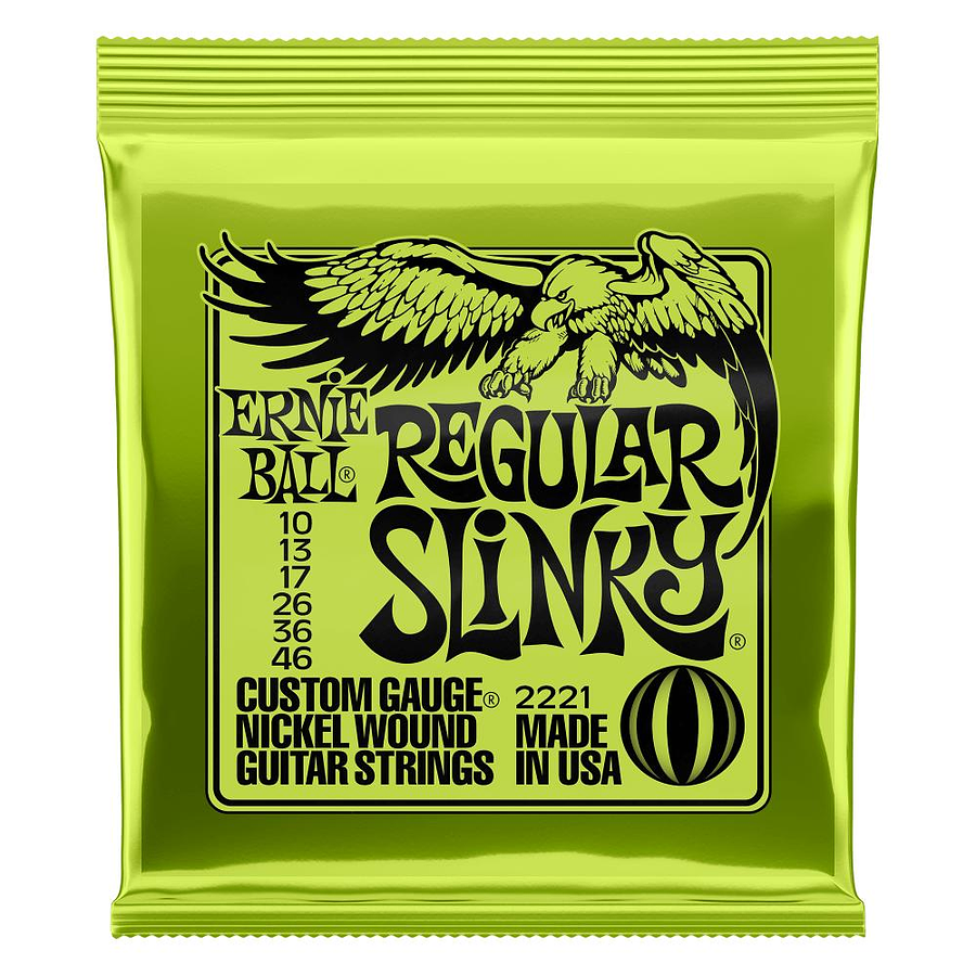 Set de cuerdas Ernie Ball Regular Slinky 10 – 46