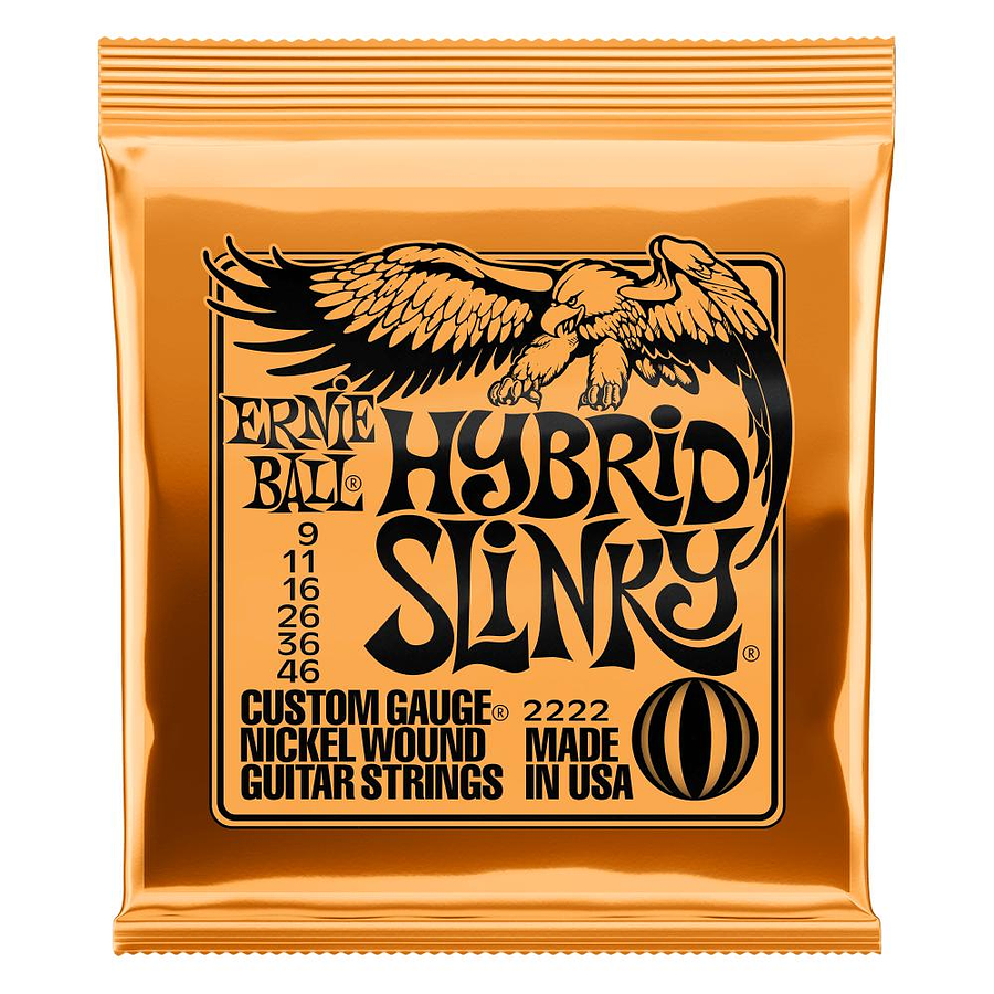 Set de cuerdas Ernie Ball Hybrid Slinky 9 – 46