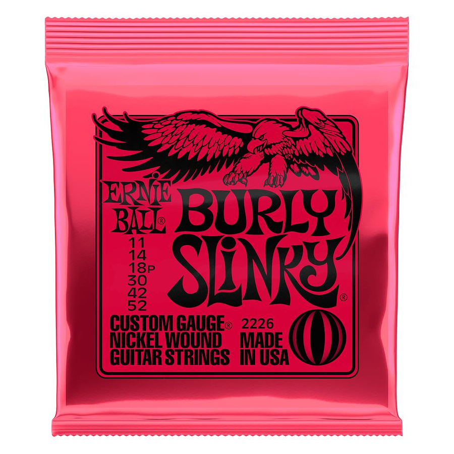 Set de cuerdas Ernie Ball Burly Slinky 11 – 52