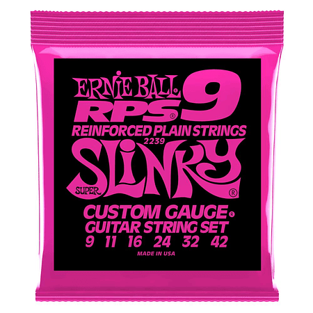 Set de cuerdas Ernie Ball Super Slinky Rps 9 – 42