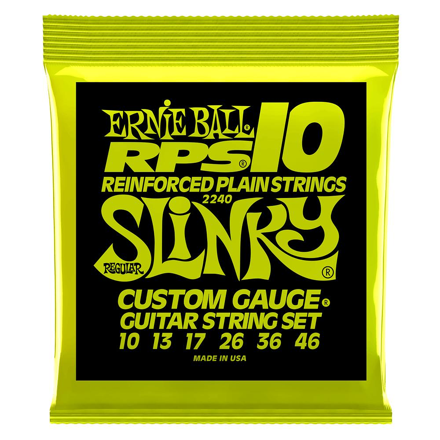 Set de cuerdas Ernie Ball Regular Slinky Rps 10 – 46